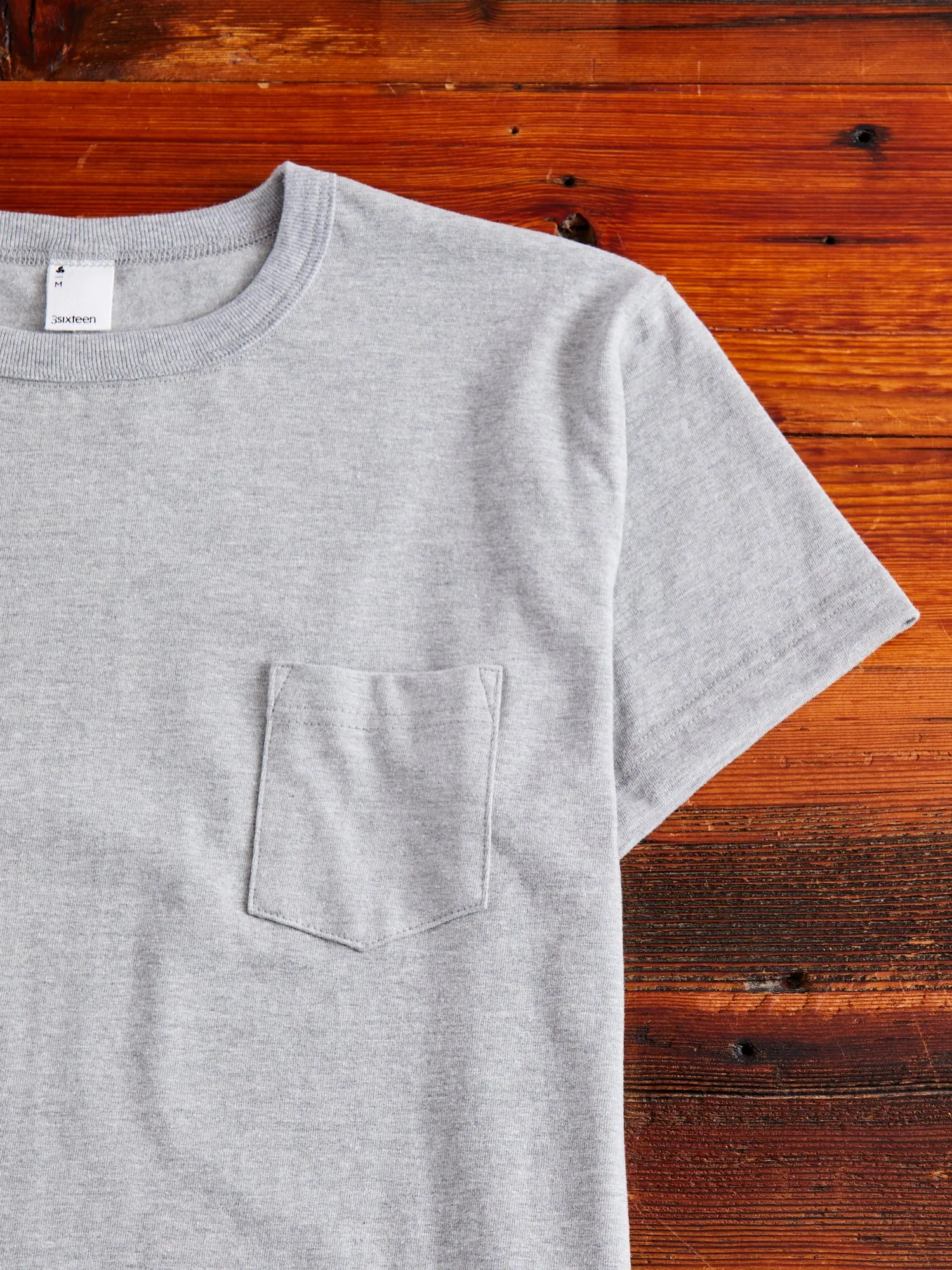 2-Pack Heavyweight Pocket T-Shirts in Heather Grey