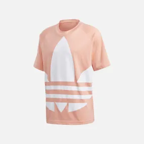 Adidas Originals | BIG TREFOIL BOXY TEE CHALK CORAL