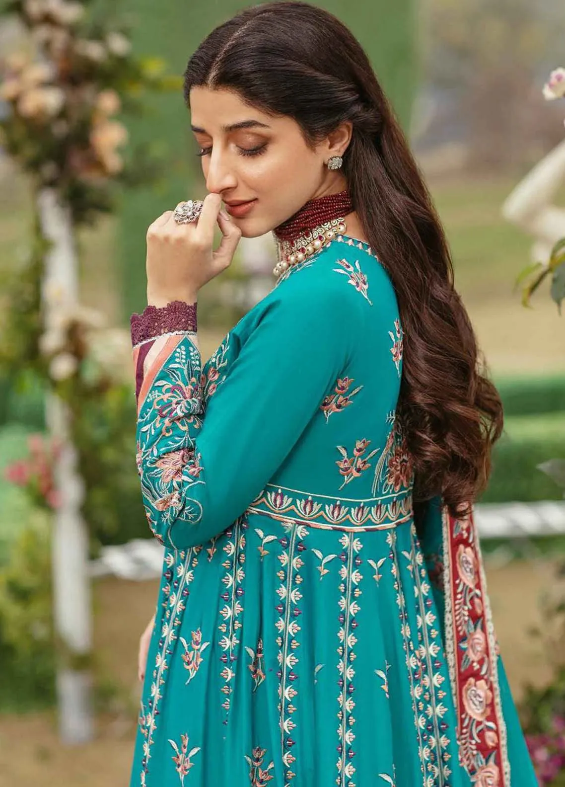 Afrozeh Embroidered Lawn Unstitched 3 Piece Suit - 01