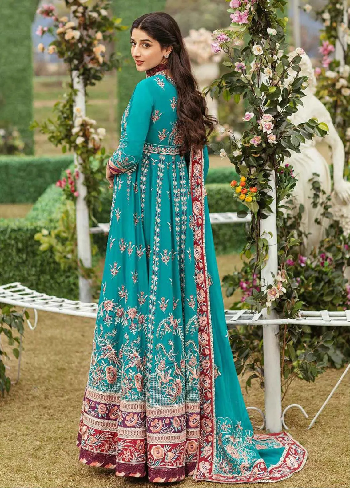 Afrozeh Embroidered Lawn Unstitched 3 Piece Suit - 01