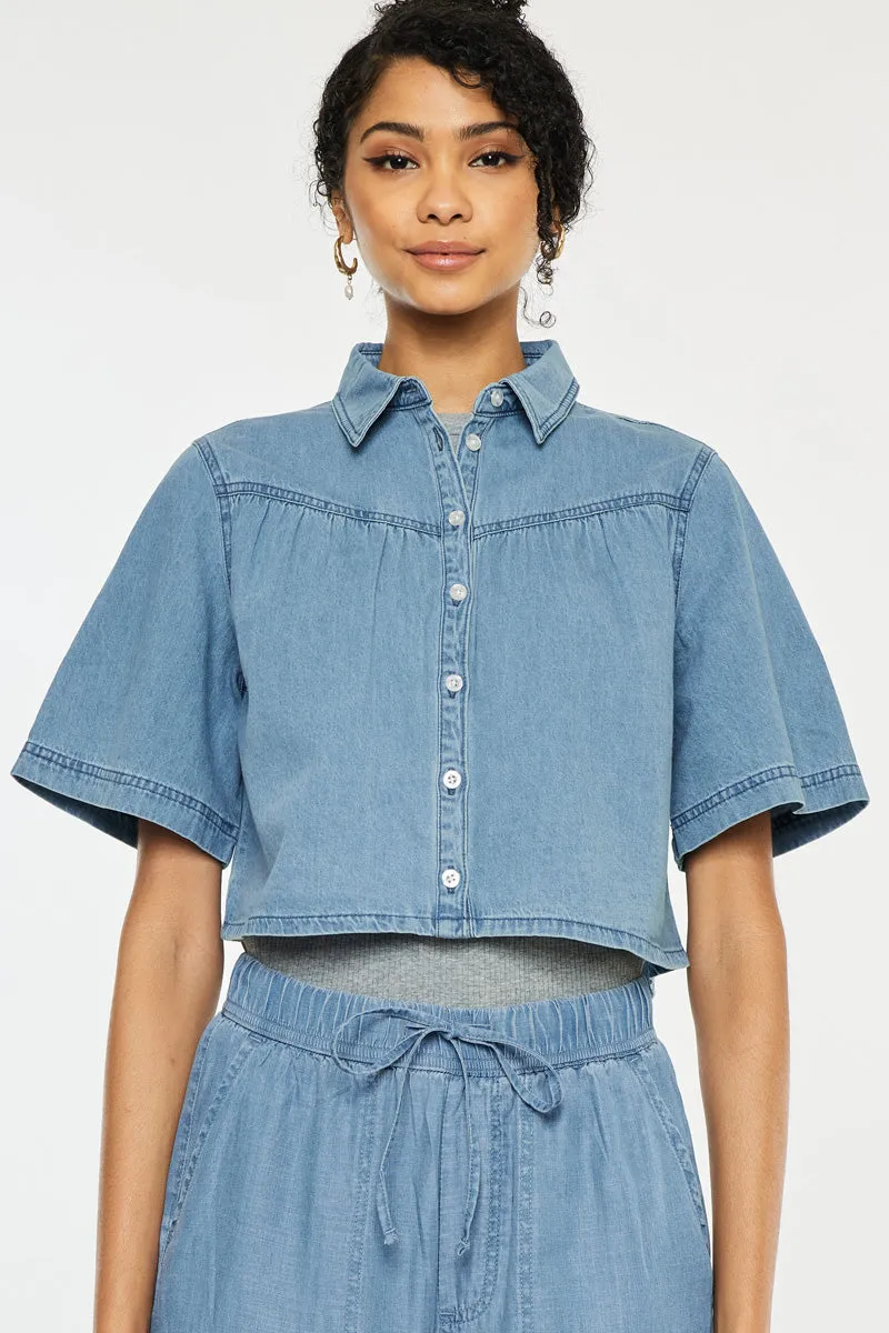 Alannah Sleeve Cropped Shirt