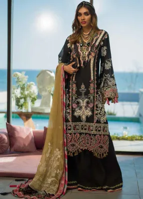 Alif By AJR Couture Embroidered Lawn Unstitched 3 Piece Suit - 09