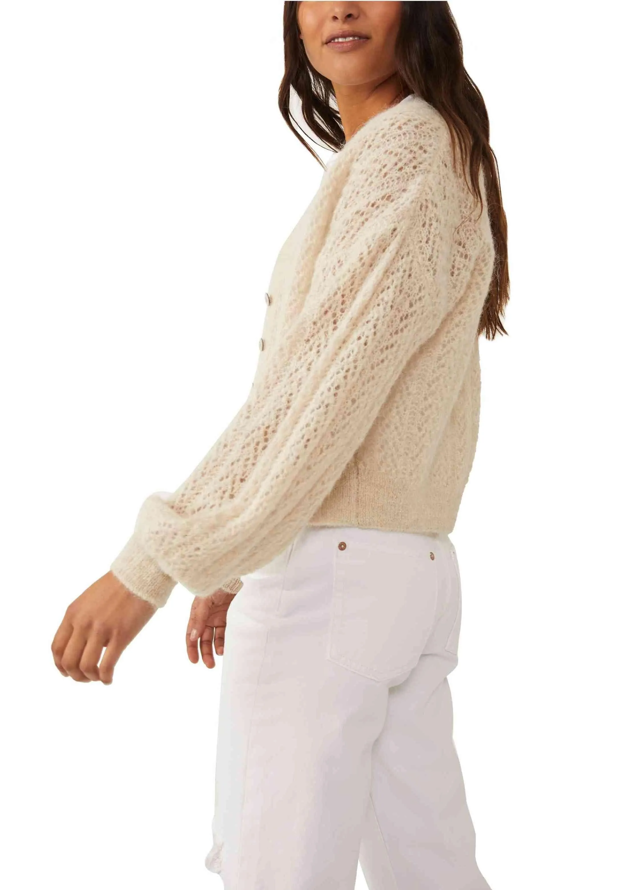 Amelia Cardigan in Oatmeal Heather