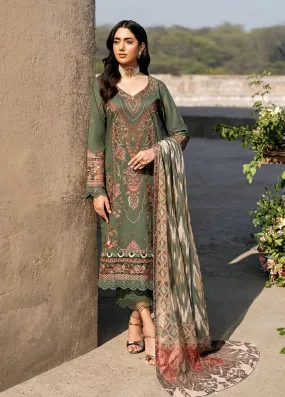 Andaaz By Ramsha Embroidered Lawn Unstitched 3 Piece Suit - 02