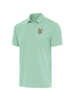 Antigua Score Texture Global Milwaukee Bucks Polo