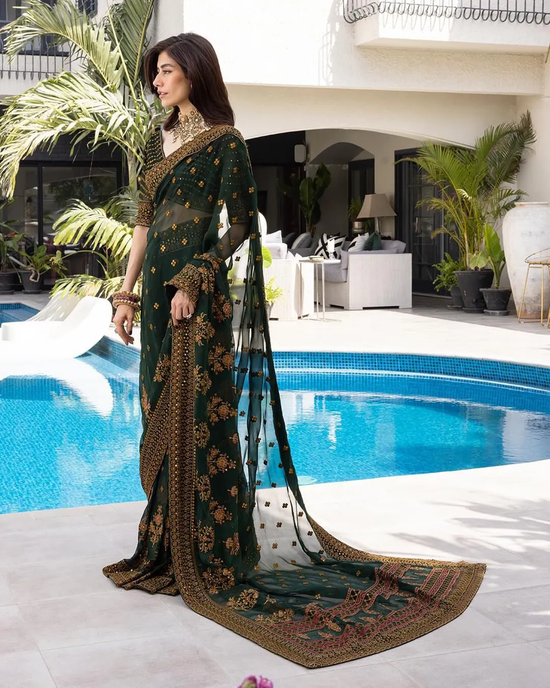 Asim Jofa Chiffon Saree