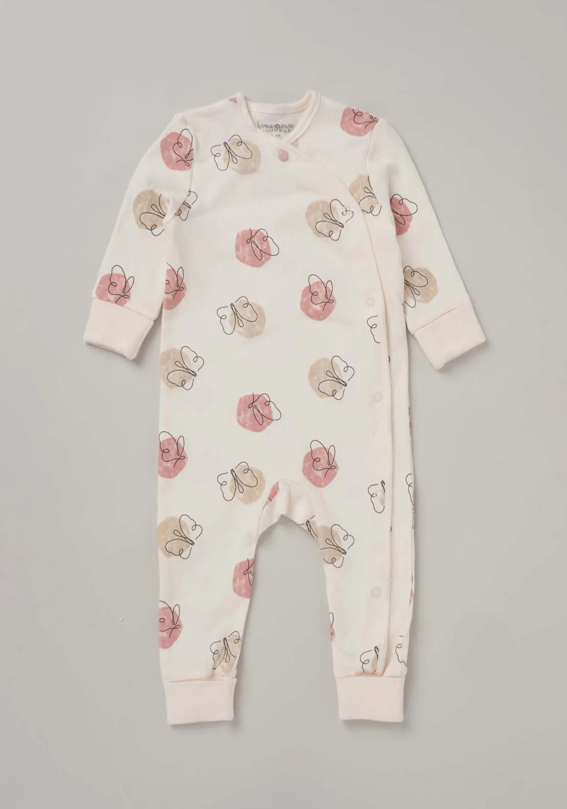 Baby Girl 5 Piece Butterfly Layette Set - Pink