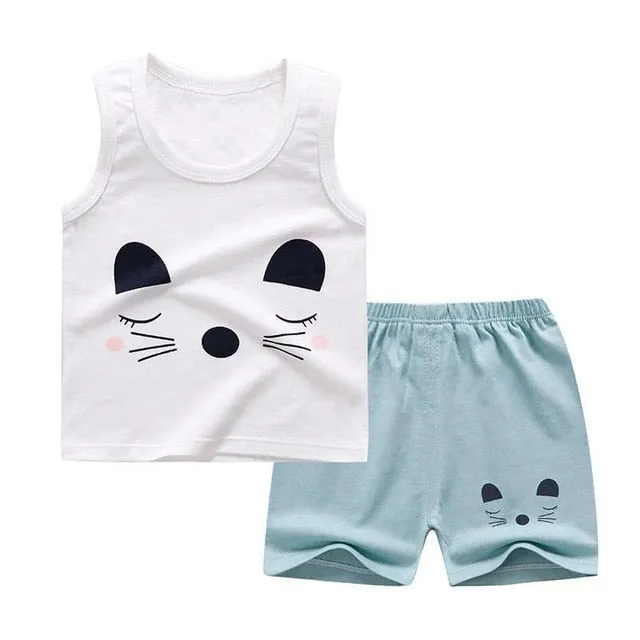 Baby Vest  pants Set