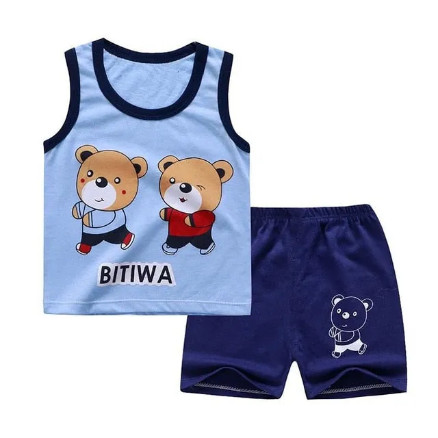 Baby Vest  pants Set