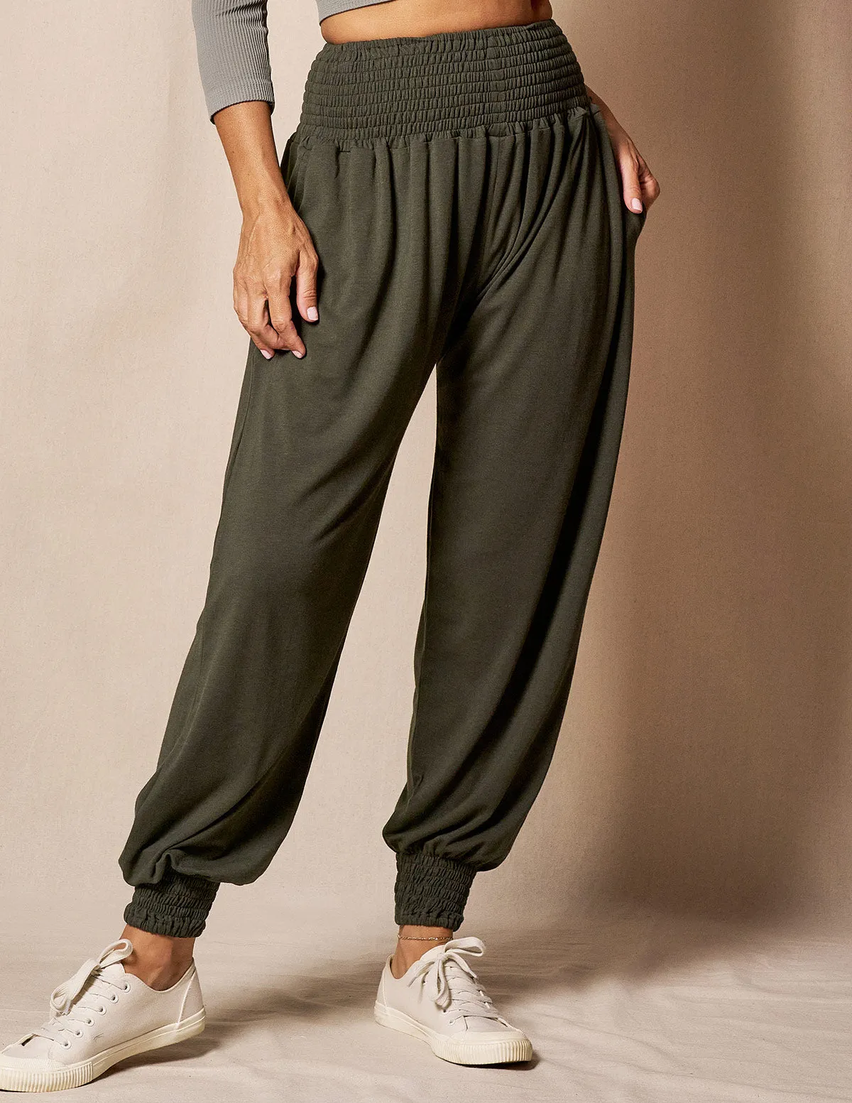 Bamboo / Organic Cotton Taj Pocket Pants - Juniper