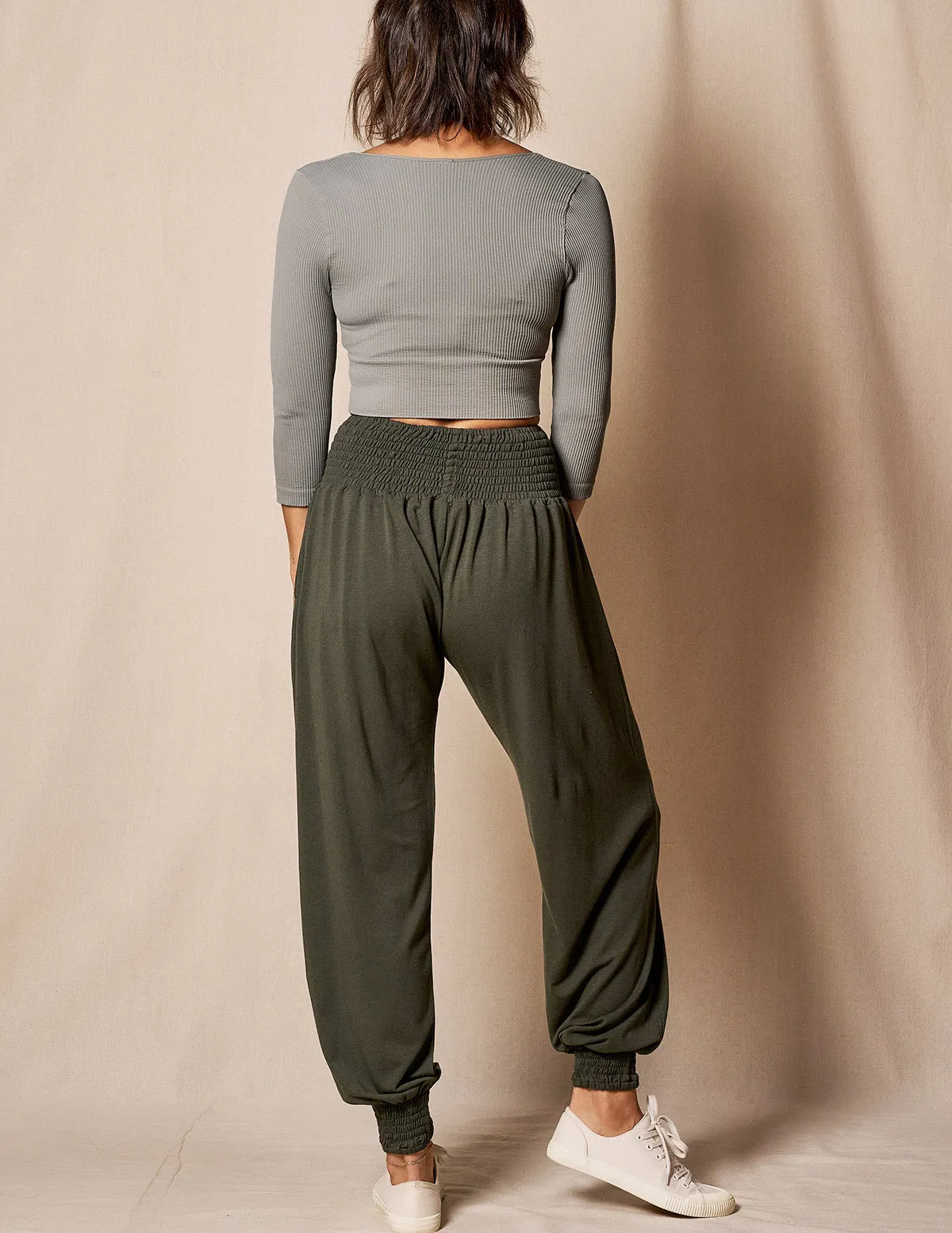 Bamboo / Organic Cotton Taj Pocket Pants - Juniper