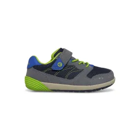 Bare Steps® Kid's A83 Sneaker - Navy/Green