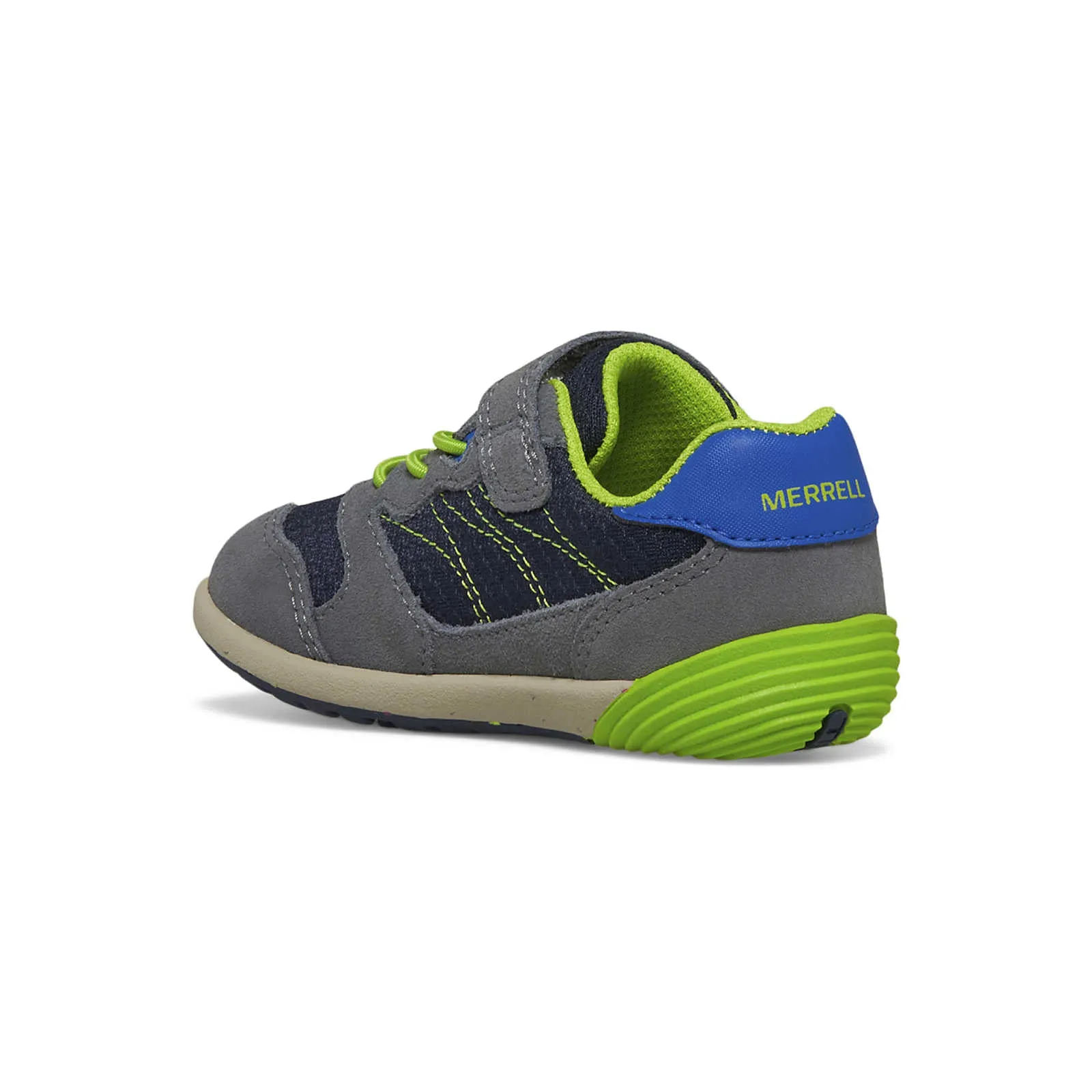 Bare Steps® Kid's A83 Sneaker - Navy/Green