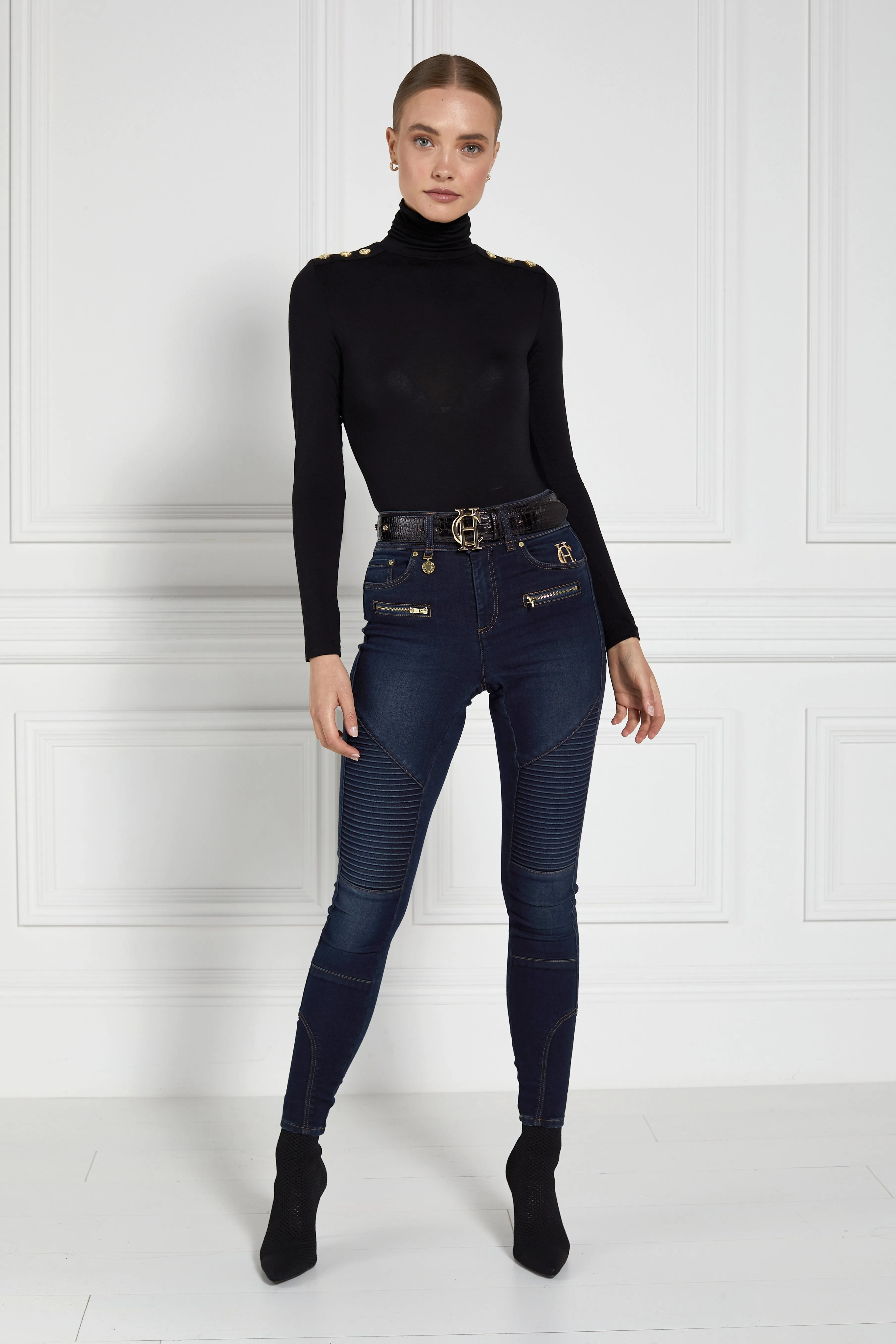 Biker Jean (Deep Indigo)