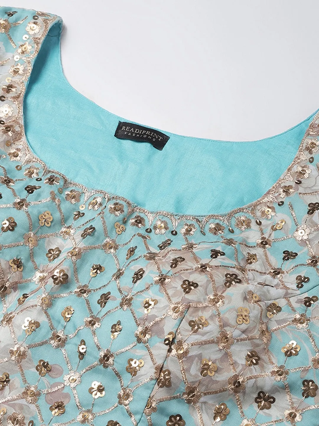 Blue Ariel Lehenga