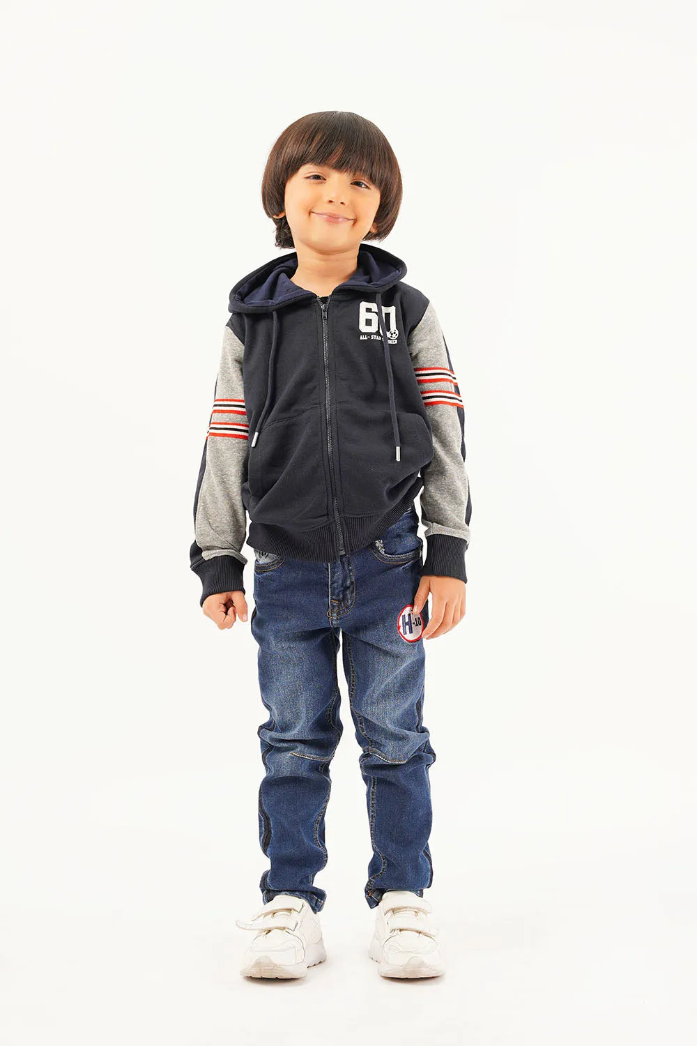 Boy's Front Zip Hoodie