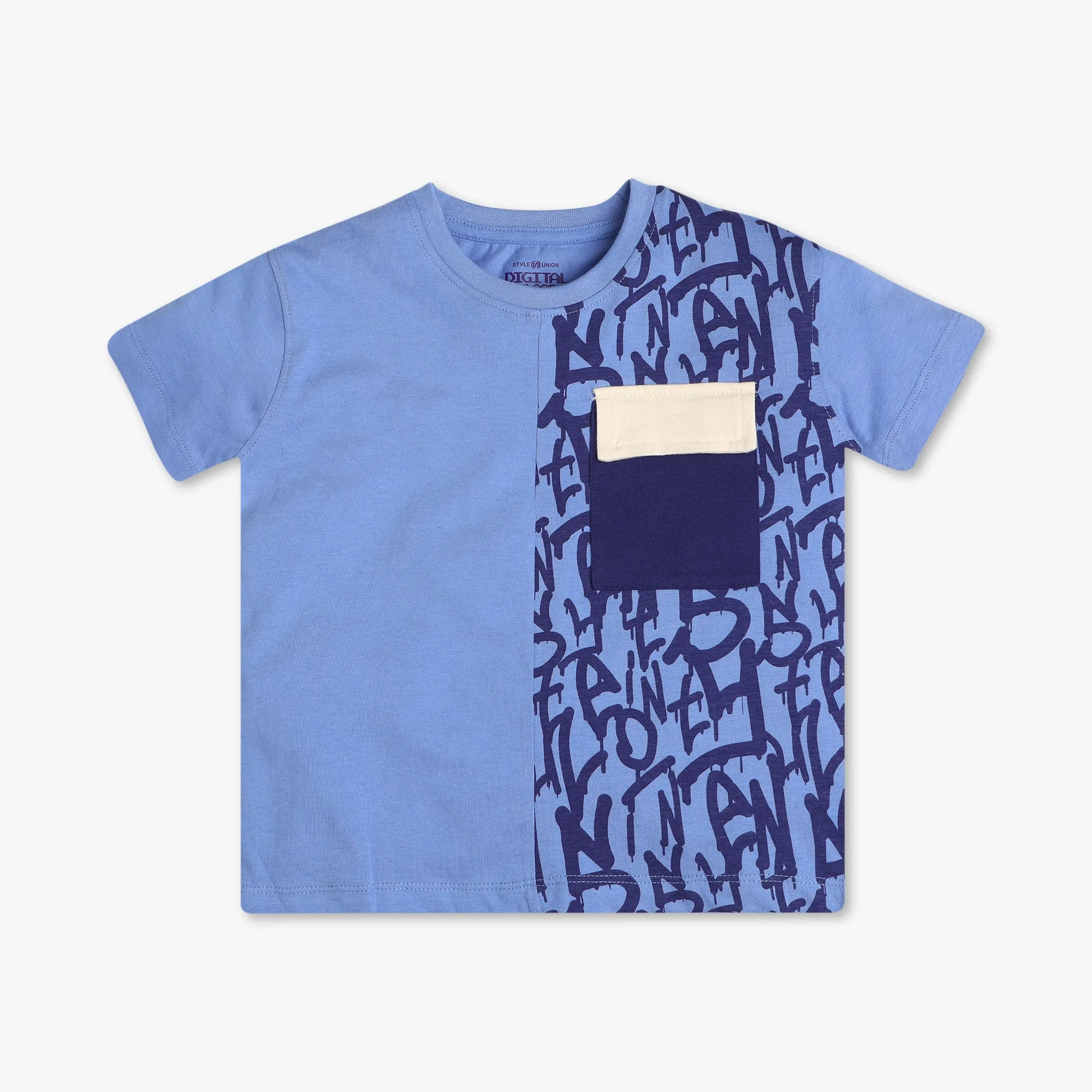 Boy's Regular Fit Printed T-Shirt