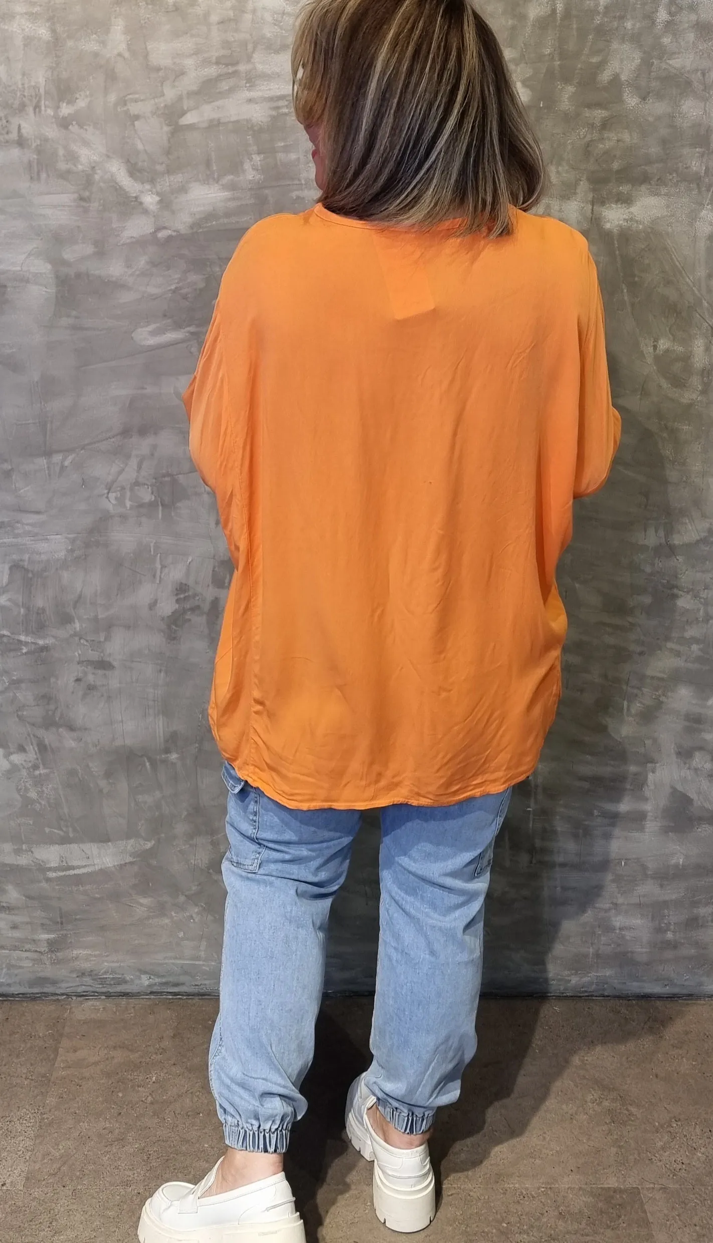 Brenda Blouse Orange