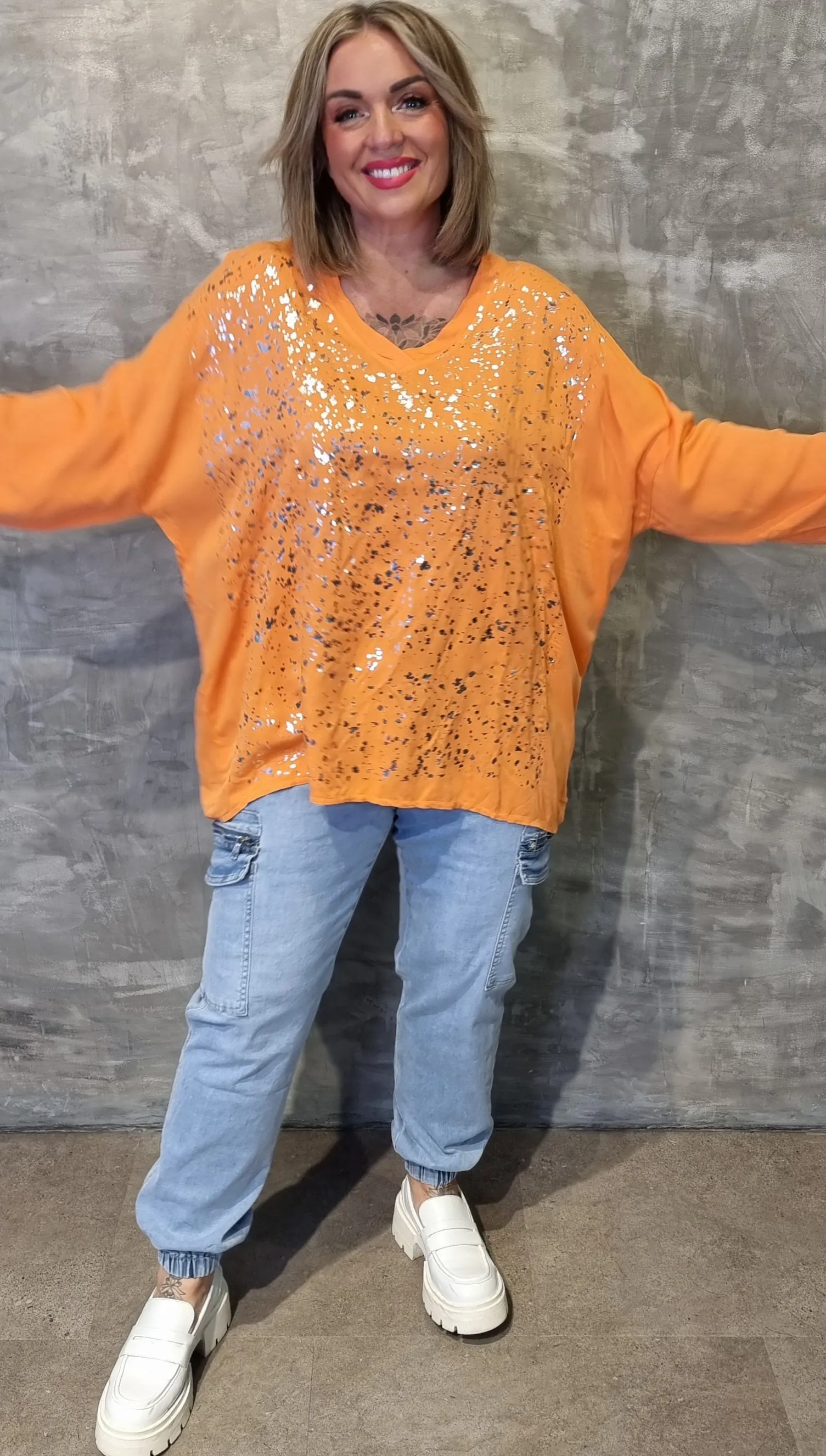 Brenda Blouse Orange