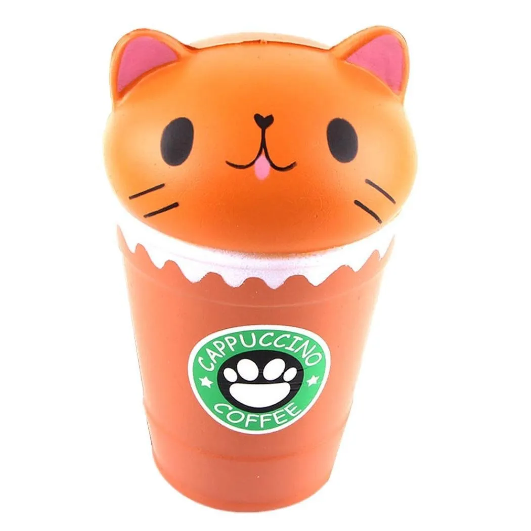 Cat Coffee Cup Squishy