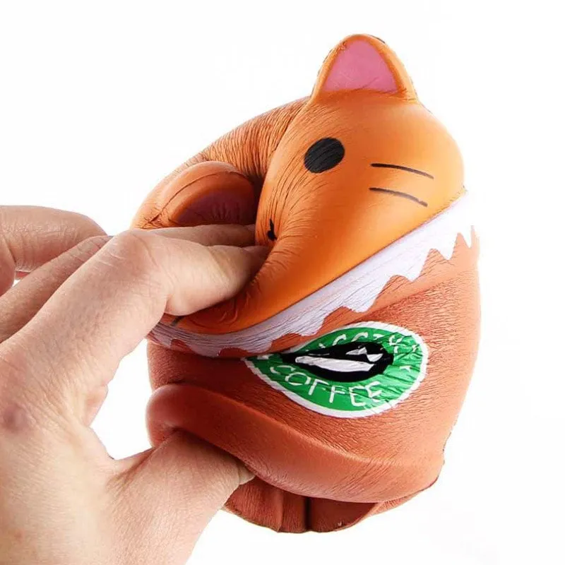 Cat Coffee Cup Squishy