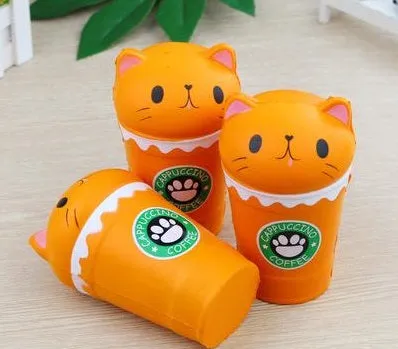 Cat Coffee Cup Squishy