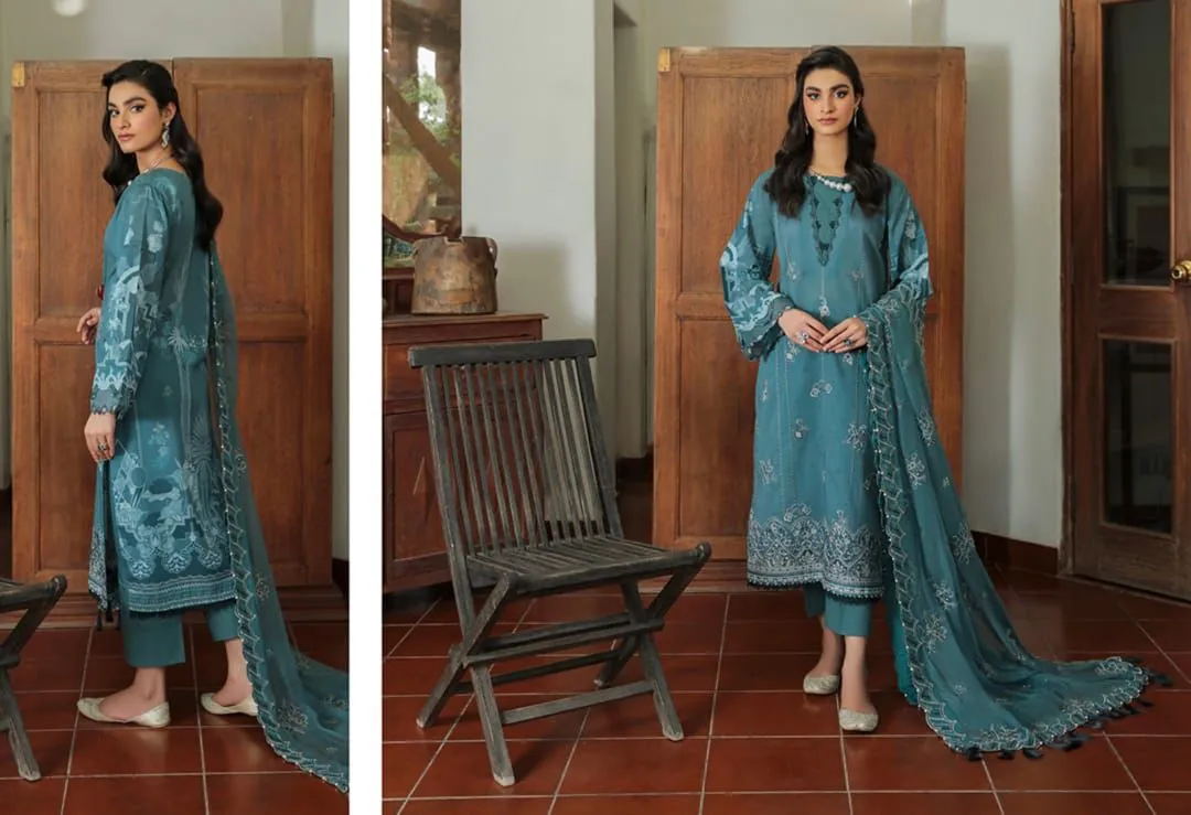 D06 SKY DEW - FARASHA LAWN VOL 2`22