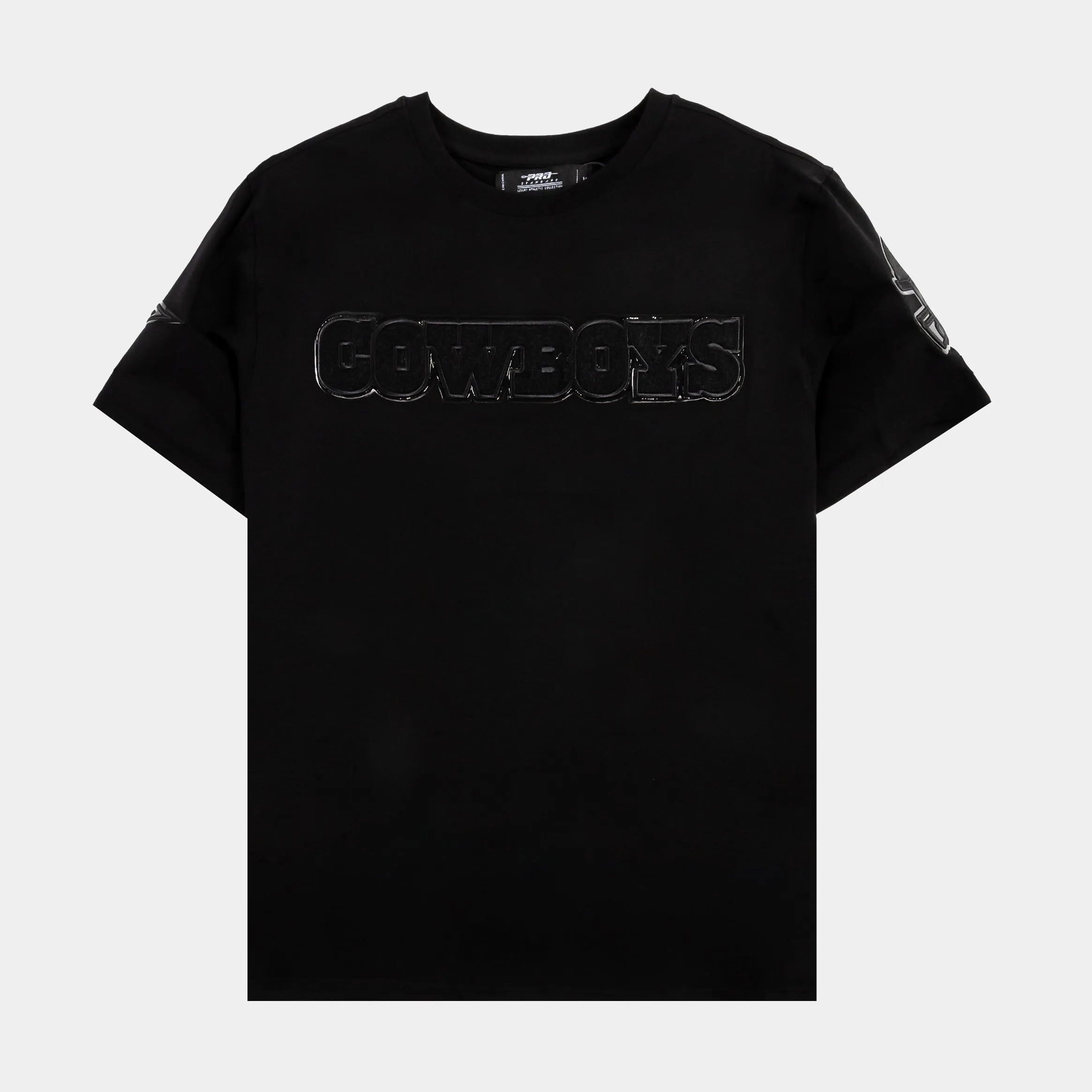 Dallas Cowboys Triple Black Mens Short Sleeve Shirt (Black)