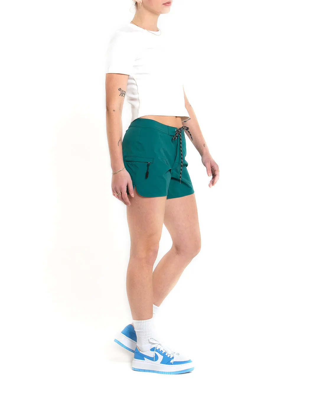 EARTH VIBE BOARDSHORT II - ALPINE GREEN