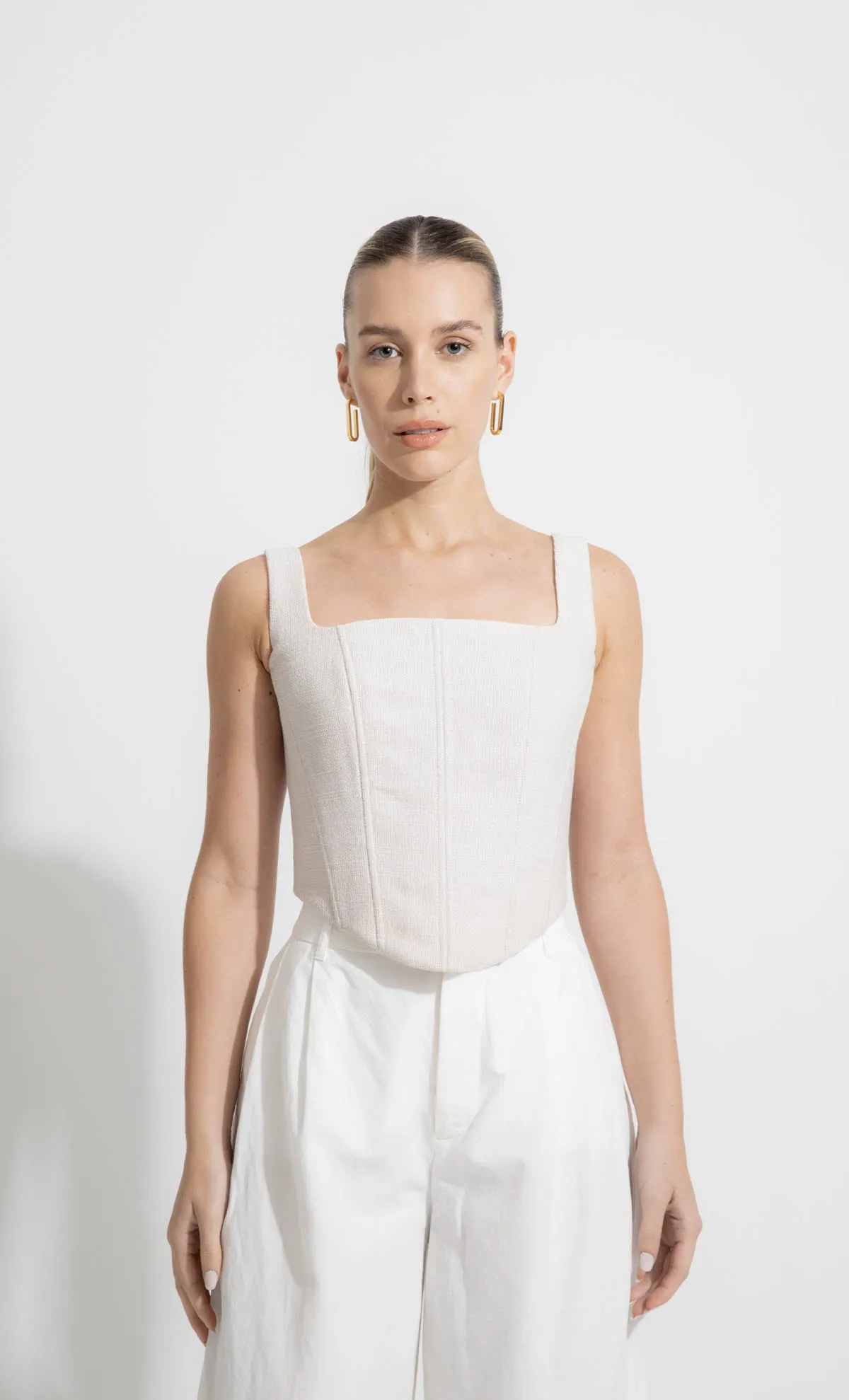 ESPECIA Pavlova Blouse Top - Off White