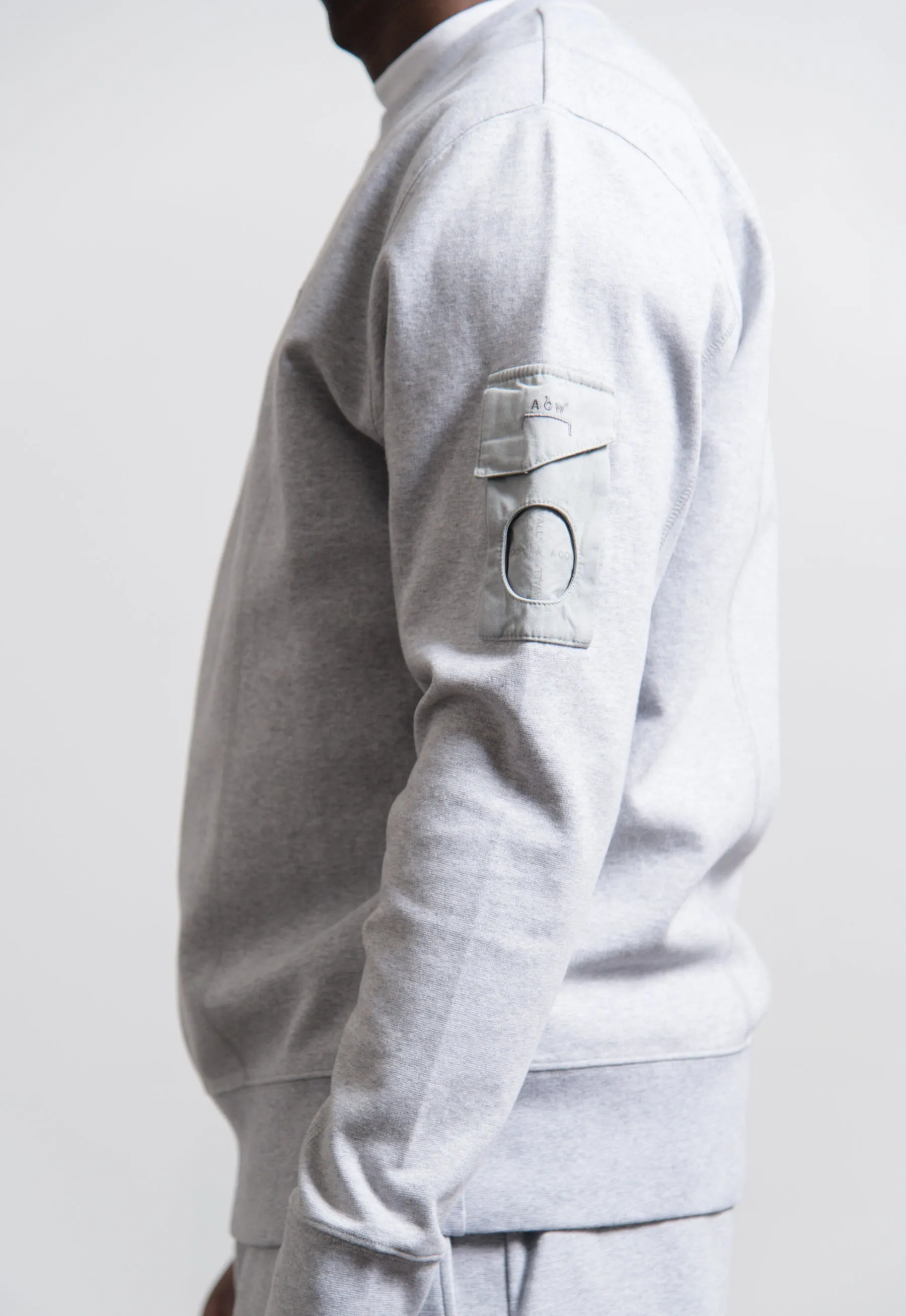 Essential Crewneck Sweater Grey Melange