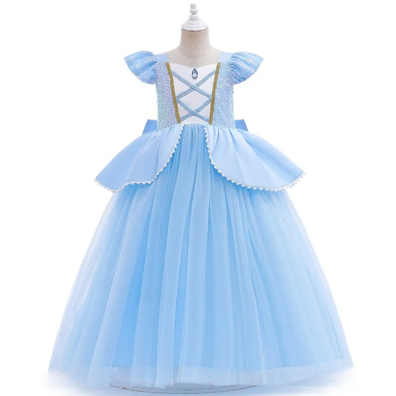 Girls Cinderella Inspired Princess Dress