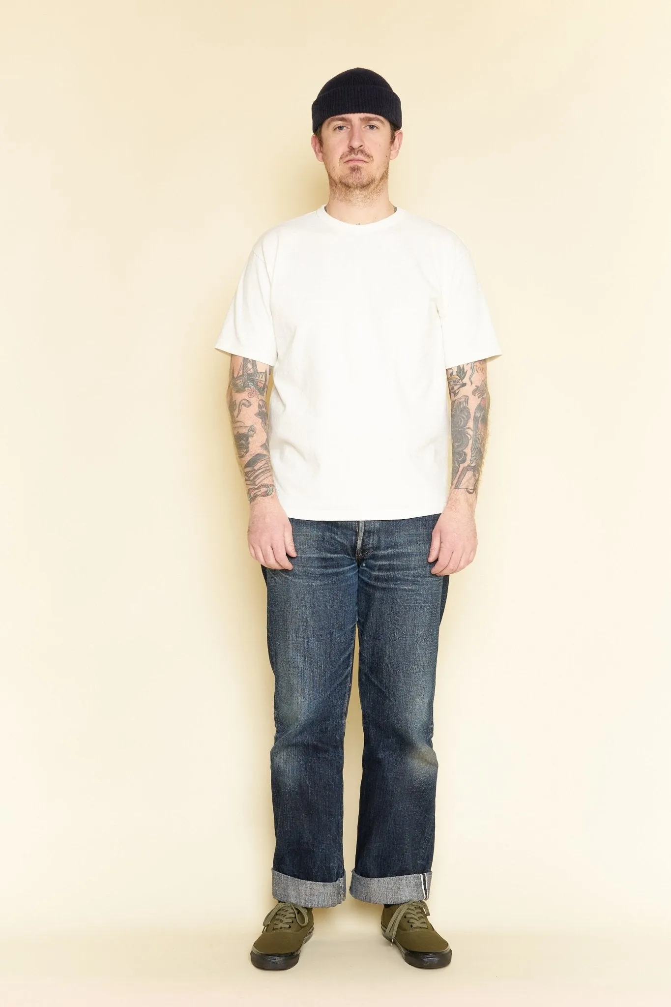 Godspeed Heavyweight Tsuriami 10oz Loopwheel T-Shirt - Natural