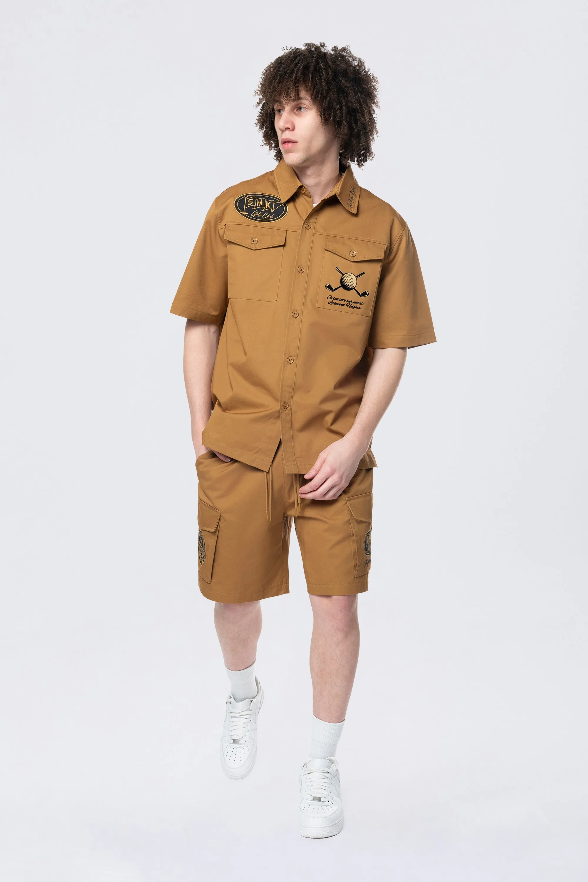 Golf Club S/S Buttondown Shirt - Timber