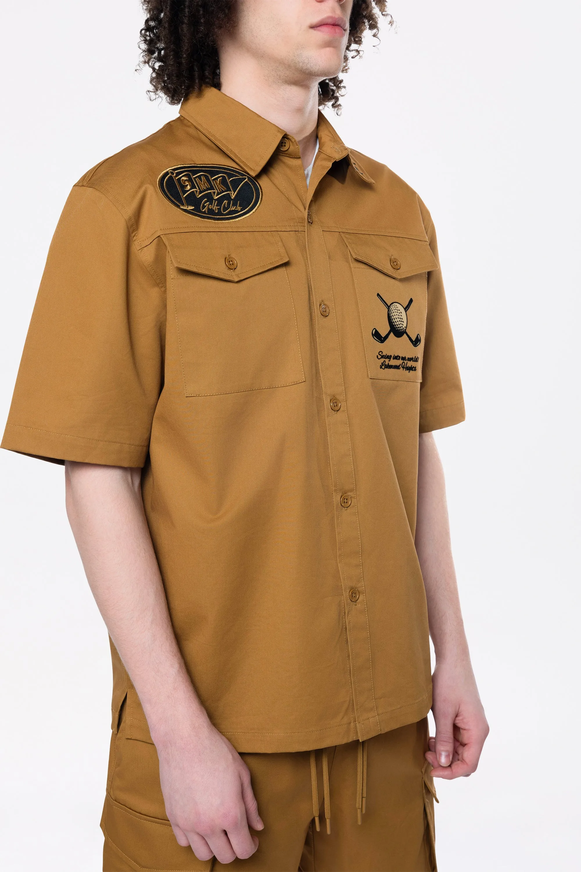 Golf Club S/S Buttondown Shirt - Timber