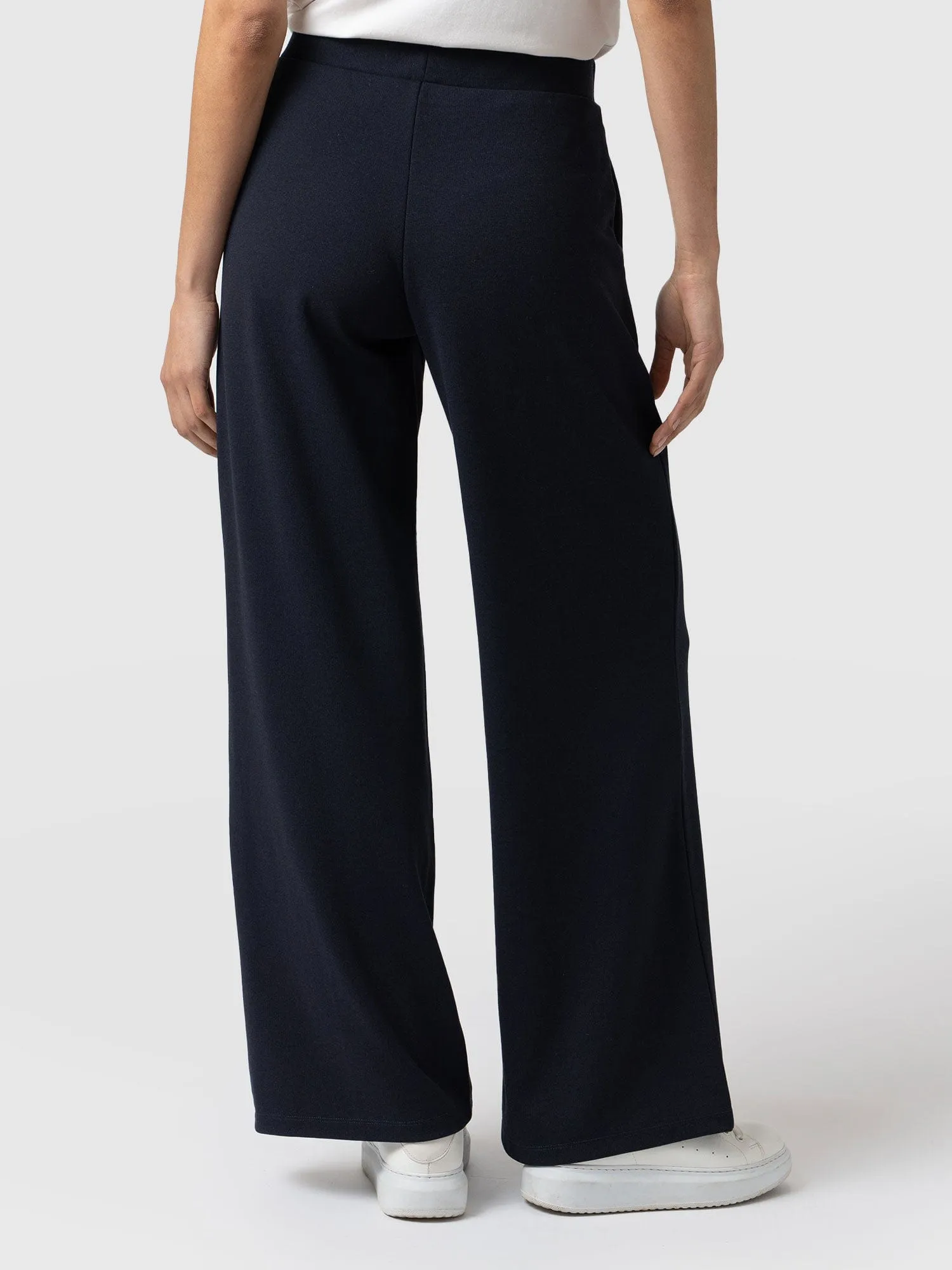 Keller Wide Leg Pant - Navy