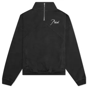 Quarter Zip - Vintage Black