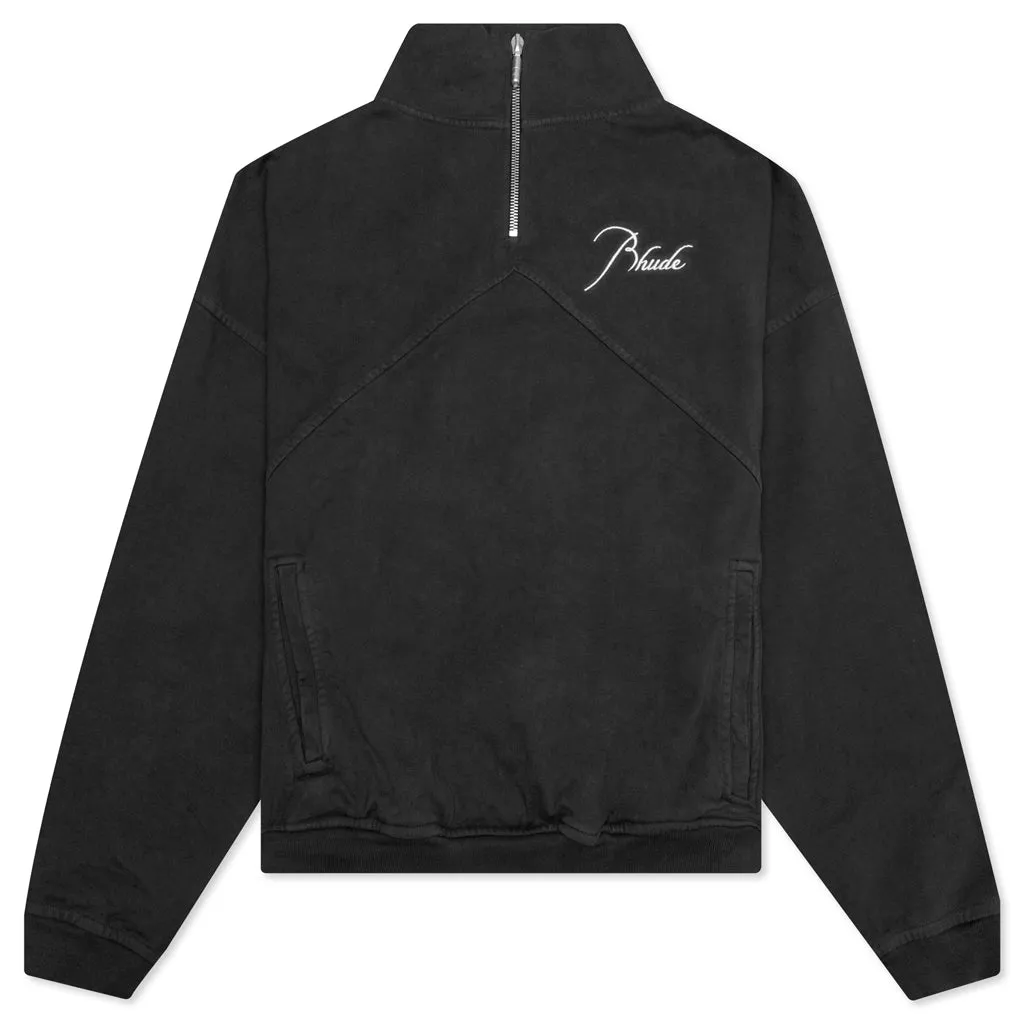 Quarter Zip - Vintage Black