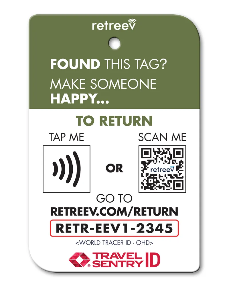 Retreev Smart Luggage Tag GENERAL