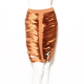 Silk Bias Strip Skirt