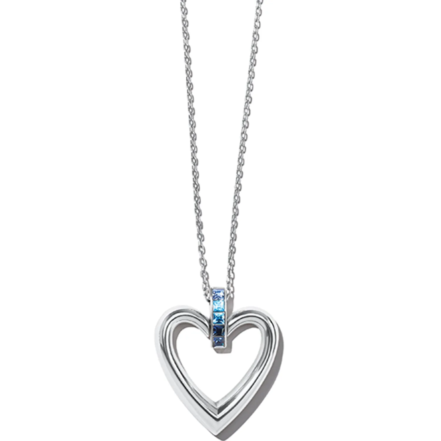 Spectrum Open Heart Necklace