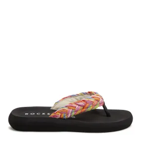 Sunset Cord Rainbow Flip-Flops