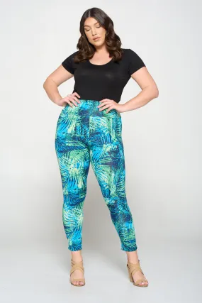 Tropical Yoga Leggings