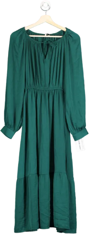 TU Green Long Sleeve Midaxi Dress UK 8