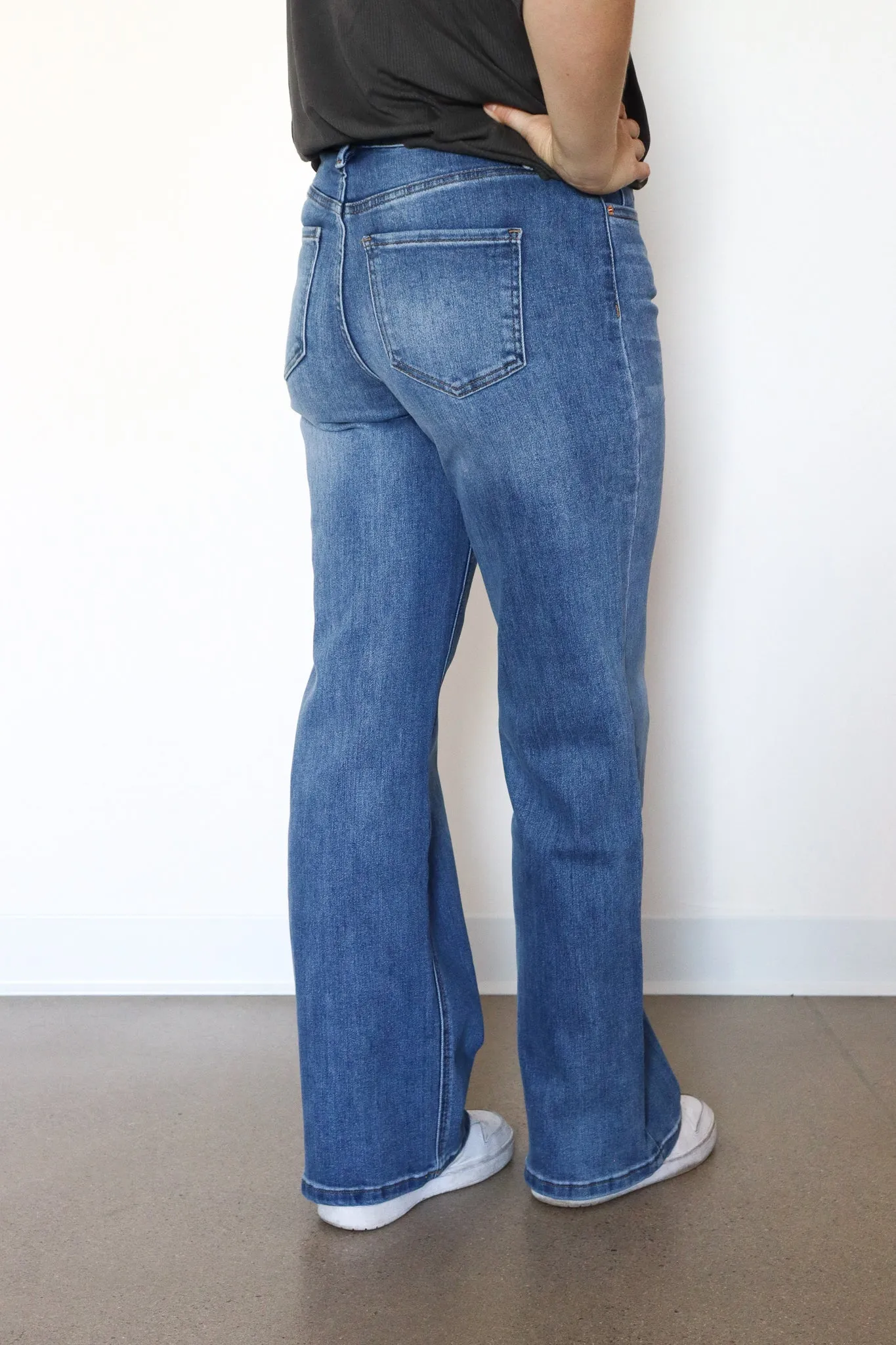 Tummy Control Wide Leg Jeans by RFM