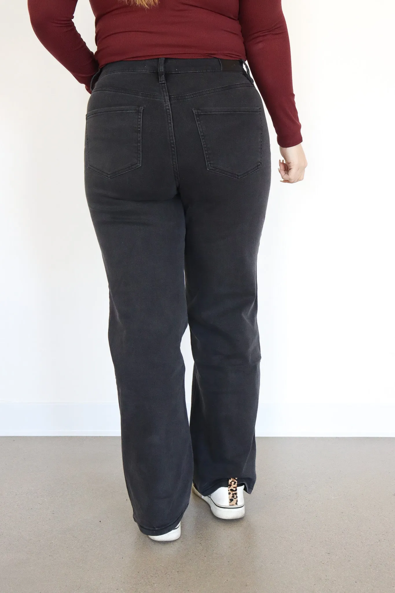 Tummy Control Wide Leg Jeans by RFM